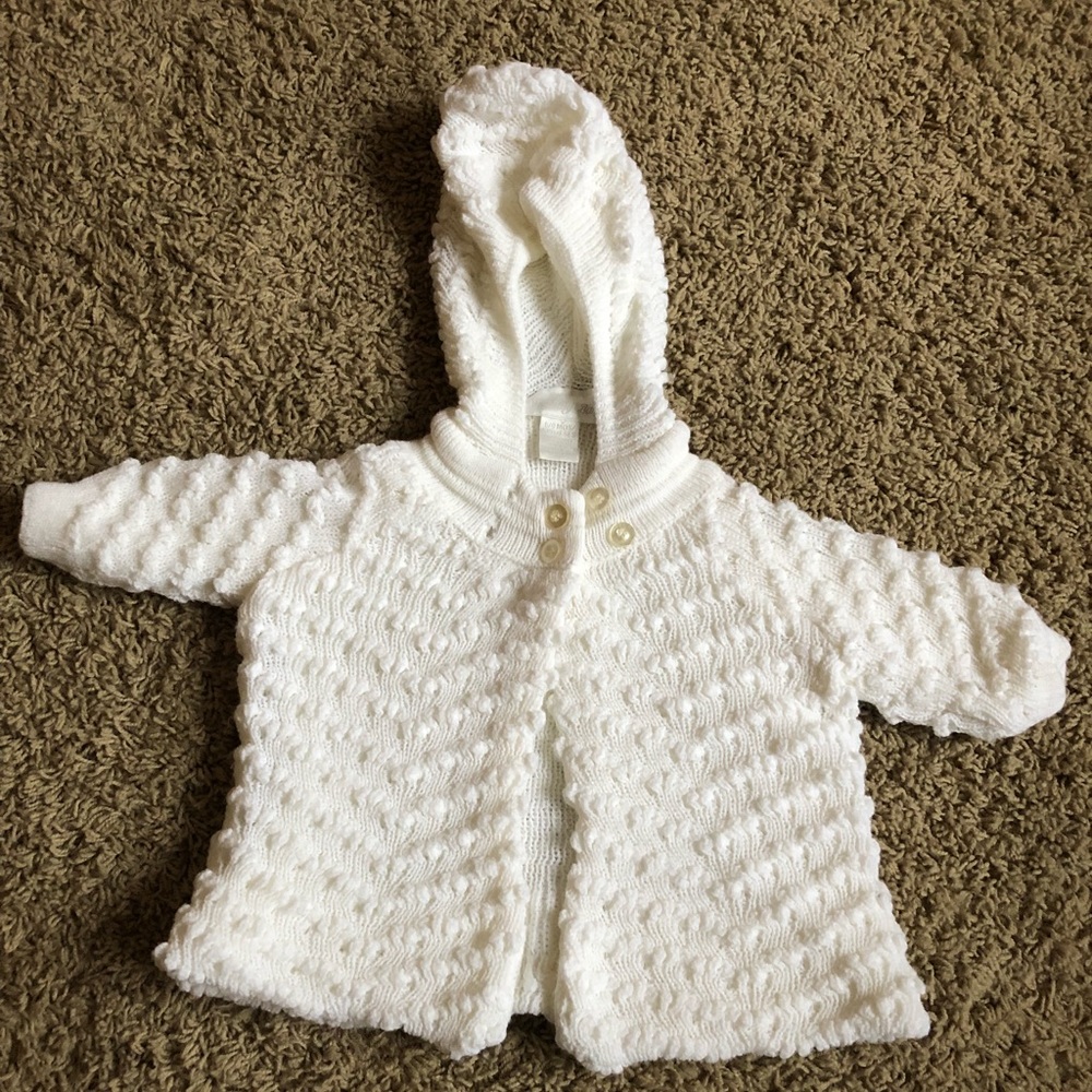 Specialty Baby White Knitted Sweater
